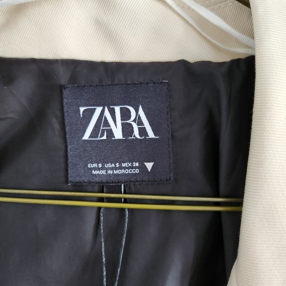 [New with Tag] Women Zara Oversized Trench Coat, Small - Picture 6 of 8